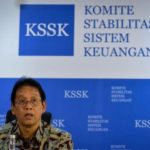 Menteri Keuangan Purbaya Yudhi Sadewa saat memberikan keterangan pers terkait data BPS di Jakarta.
