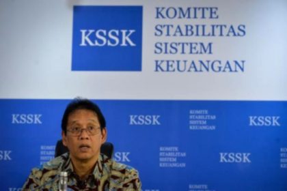 Menteri Keuangan Purbaya Yudhi Sadewa saat memberikan keterangan pers terkait data BPS di Jakarta.