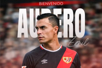 Emil Audero saat diperkenalkan sebagai pemain baru Rayo Vallecano di Madrid