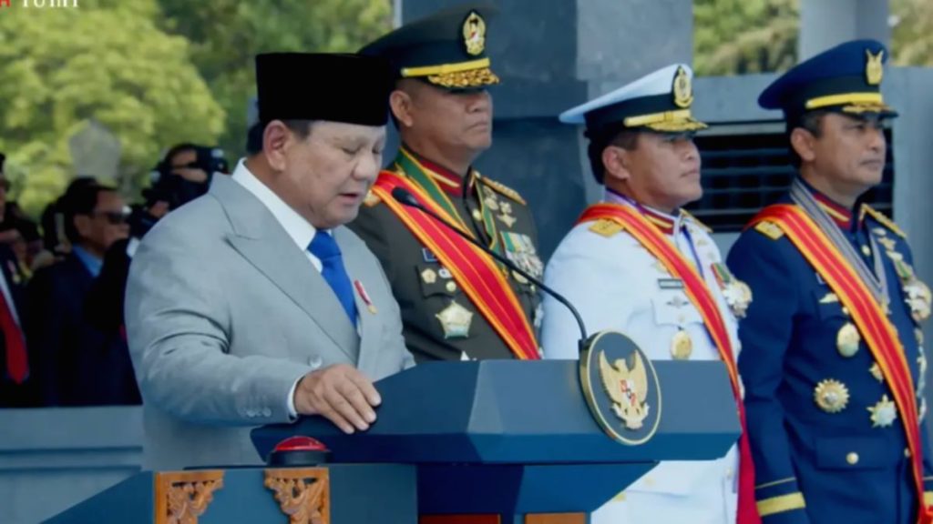 Presiden Prabowo ingatkan tugas berat TNI, jaga kedaulatan negara seluas Eropa