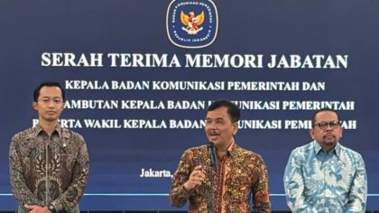 Serah terima jabatan kepala Bakom, Syahganda ungkap sempat ditawari jadi dubes Turki oleh Prabowo
