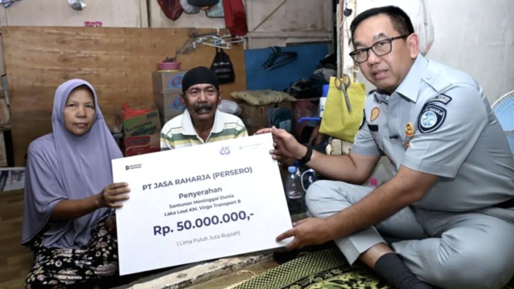 Jasa Raharja bayar santunan Rp 4,3 M kepada 65 korban KM Virgo Transport 8